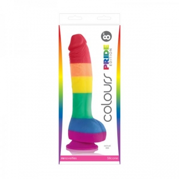 Colours Pride Edition 8 Inch Rainbow Dong