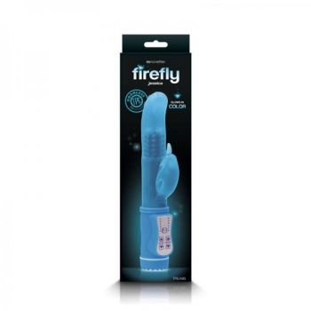 Glow-in-the-Dark Rabbit Vibrator - Firefly Jessica Blue