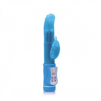 Glow-in-the-Dark Rabbit Vibrator - Firefly Jessica Blue