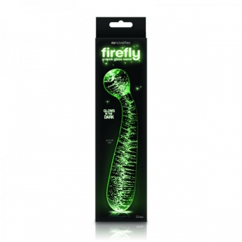 Firefly Glass G Spot Glow Wand Clear