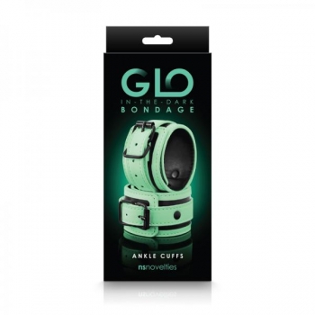 Glo Bondage Ankle Cuffs Green