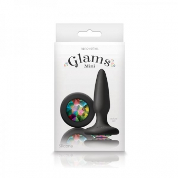 Glams Mini Butt Plug Rainbow Gem