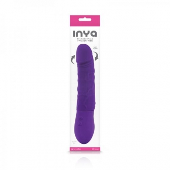 Inya Twister Purple Realistic Vibrating Dildo