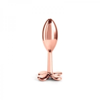 Rear Assets Clover Rose Gold Butt Plug