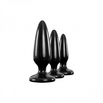 Renegade Pleasure Plug 3 Piece Trainer Kit Black