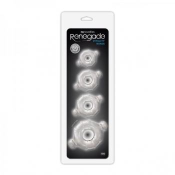 Renegade Vitality Rings Clear - 4 Pack