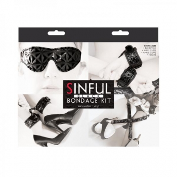 Sinful Bondage Kit - Comprehensive BDSM Starter Set