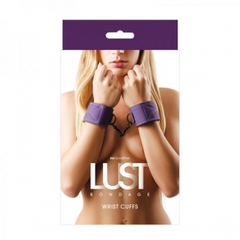 Lust Bondage Wrist Cuff Purple