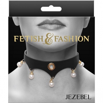 Fetish & Fashion Jezebel Collar Black