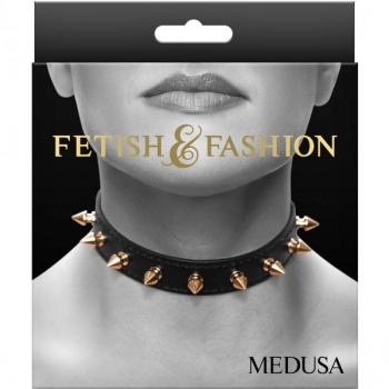 Fetish & Fashion Medusa Collar - Black