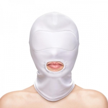 Fetish & Fantasy Mouth Hood White