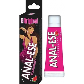 Anal-Ese Soft Packaging Lubricant 0.5oz - Strawberry