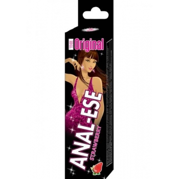 Anal-Ese Soft Packaging Lubricant 0.5oz - Strawberry