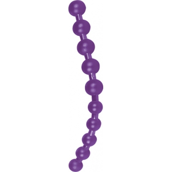 Jumbo Thai Anal Beads - Purple