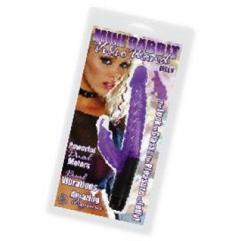 Jelly Mini Rabbit Vibro Wand - Purple