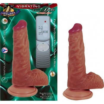 7-Inch Lifelikes Vibrating Latin Duke Dong