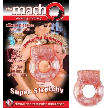 Macho Vibrating Cockring Beige