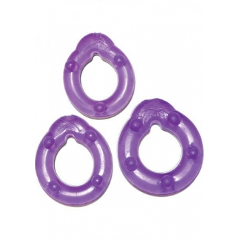 All American Triple Rings - Purple