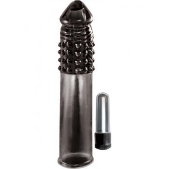 Vibrating Penis Extender - Smoke 7.5 Inch