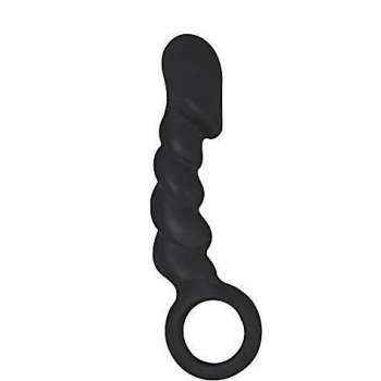 Ram Anal Trainer #2 - Black Silicone Probe