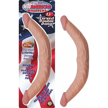 All American Whopper 13 inches Curved Double Dong