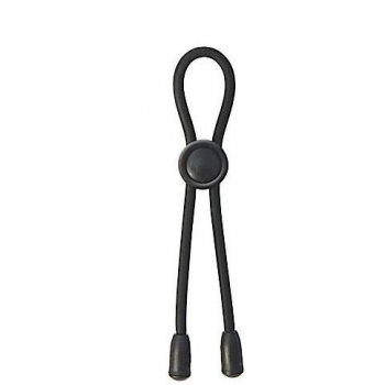 Adjustable Silicone Cock Tie Black