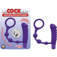 My Cockring with Ass Pleaser in Purple