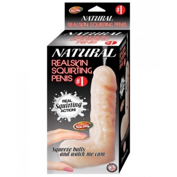 Natural Realskin Squirting Penis 01 6 inches Dildo