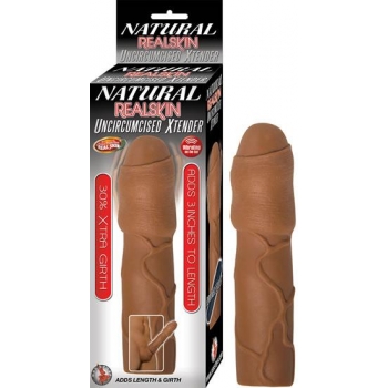 Natural Realskin Uncircumcised Xtender Brown