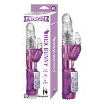 Energize Her Bunny 1 - Purple Rabbit Vibrator