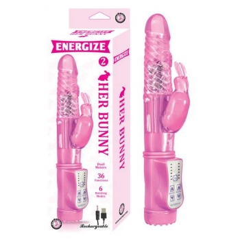 Energize Her Bunny 2 Pink Rabbit Vibrator