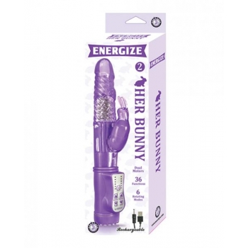 Energize Her Bunny 2 Purple Rabbit Vibrator