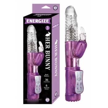 Energize Her Bunny 3 - Purple Rabbit Vibrator