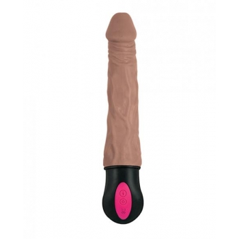 Natural Realskin Hot Cock #1 Brown Realistic Vibrator