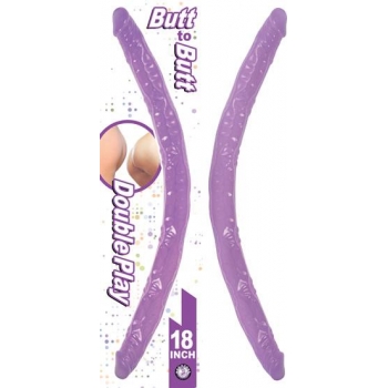 Butt To Butt Double Play Lavender Purple Dildo