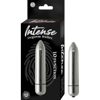 Intense Orgasm Bullet Vibrator - Silver