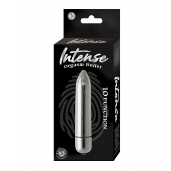 Intense Orgasm Bullet Vibrator - Silver