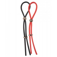 My Cockring Extreme Cocktie 2 Pack - Black & Red