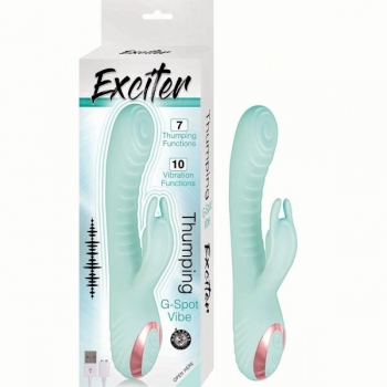 Exciter Thumping G-Spot Vibe - Aqua