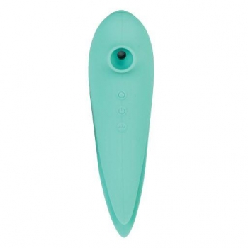 Mystique Vibrating Suction Vibe - Aqua