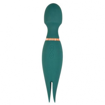 Mystique Vibrating Magic Wand Green