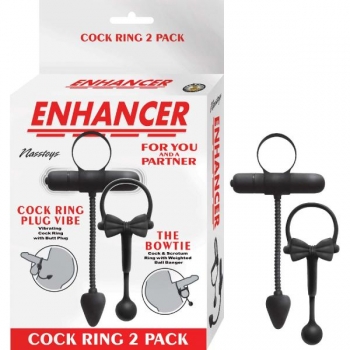 Enhancer Cockring 2-Pack - Black