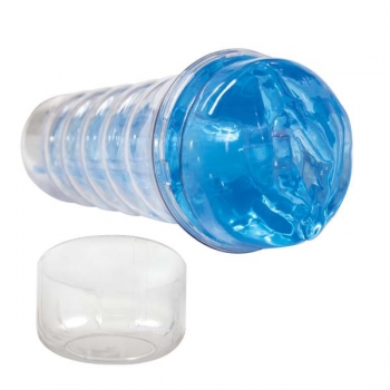 Dream-lite Crystal Vagina Masturbator - Blue