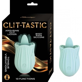 Clit-tastic Arousing Clit Licker Aqua - Sensational Stimulator