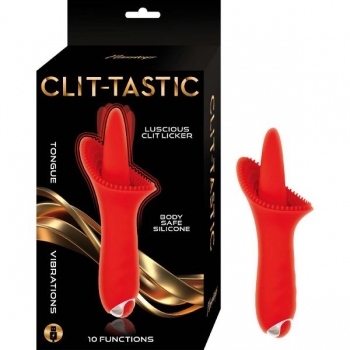 Clit-Tastic Luscious Clit Licker Vibrator - Red