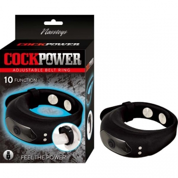 Cockpower Adjustable Belt Ring Black