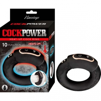 Cockpower Heat Up Cock Ring - Black