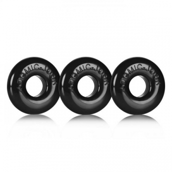 Ringer 3 Pack Cock Rings - Black