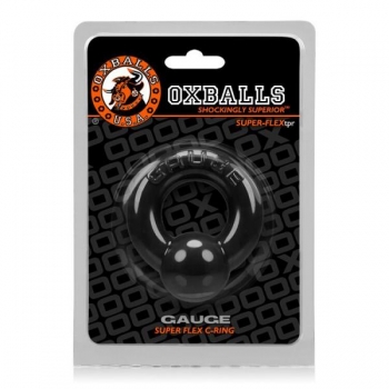 Oxballs Gauge Cock Ring - Black - Premium Pleasure