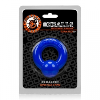 Oxballs Gauge Cock Ring - Police Blue